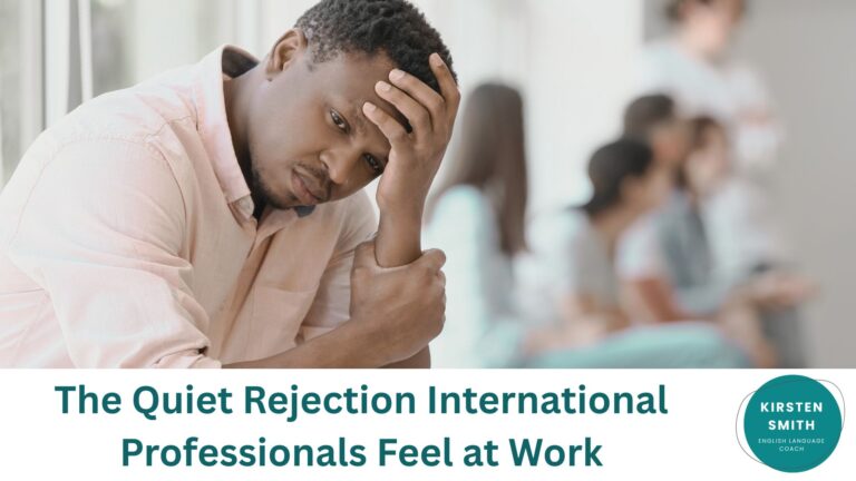 The Quiet Rejection International Professionals Feel at Work